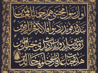 Calligraphic Panel