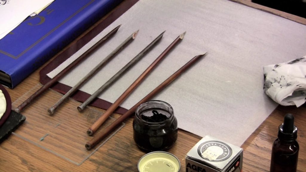 Tools used for Arabic script calligraphy